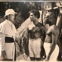 Fotografía original de rodaje: Escena de la película "Misión blanca".