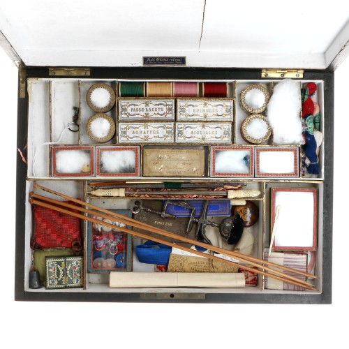 Costurero "Travail" Le coffret hecho por Alphonse Giroux