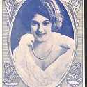 Tarjeta publicitaria coleccionable de la serie "La Novela Íntima Cinematográfica" - "Priscilla Dean".