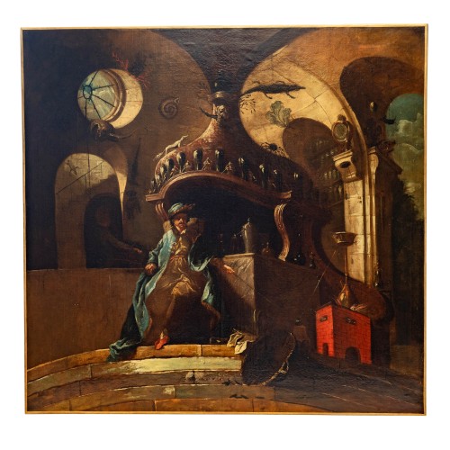 Pintura "La Pharmacie" (Tiré du cabinet de Monseigneur le Duc de Picquigny)