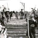 Fotografía fija de rodaje (still) de la película La Araucana.