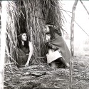 Fotografía fija de rodaje (escena dramática femenina) de La Araucana.