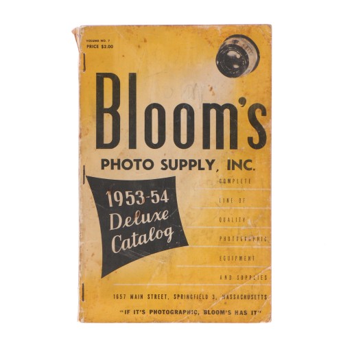 Bloom's Photo suplly, Inc. 1953-1954 Catalog Deluxe