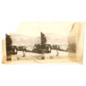 Vista panorámica de Menton desde una terraza, Costa Azul, Francia