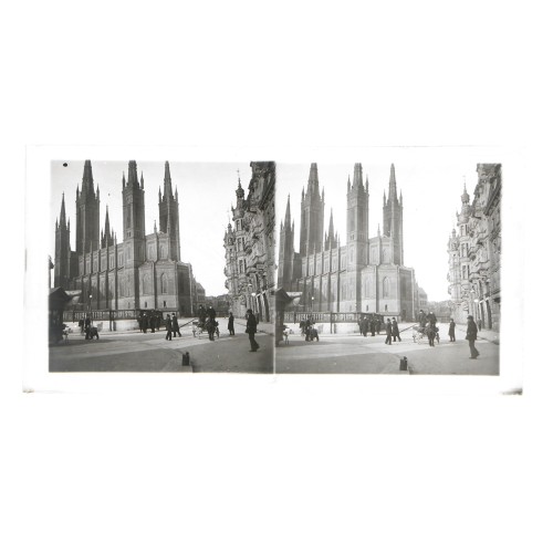 Vistas estéreo de cristal Villes de France - plaza