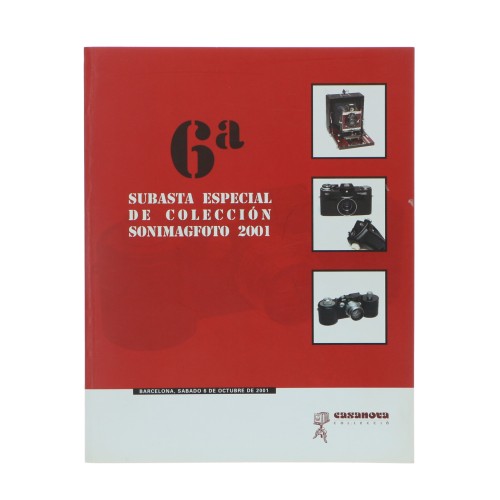 6ème collection de livres de vente aux enchères spéciale Sonimagfoto 2001