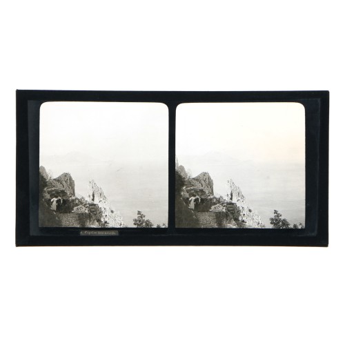 Vistas estéreo de cristal Italie - 34 Capri, Arco Naturale