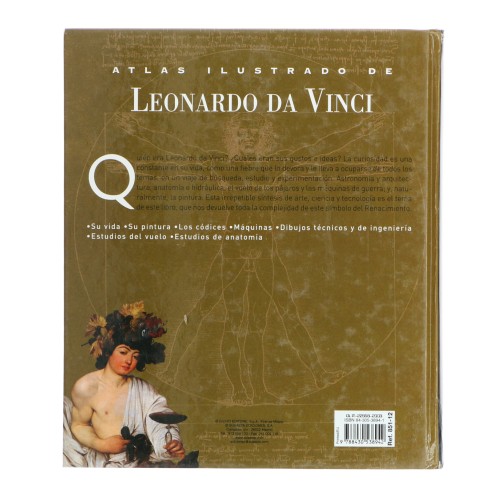 Illustrated Book Atlas Leonardo Da Vinci