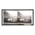 Placa estereoscópica de cristal: Panorama de Coira (Chur), Suiza