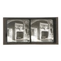 Placa estereoscópica de cristal: Chateau de Pau, La Salle des Gardes