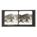 Placa estereoscópica de cristal, vista de Le Boulou, Francia