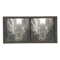 Placa estereoscópica de cristal: Catedral de Clermont-Ferrand, Francia