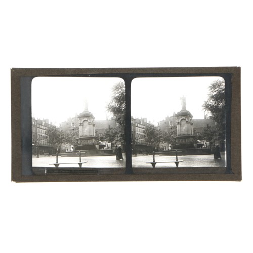 Placa estereoscópica de cristal: Clermont-Ferrand, Monumento