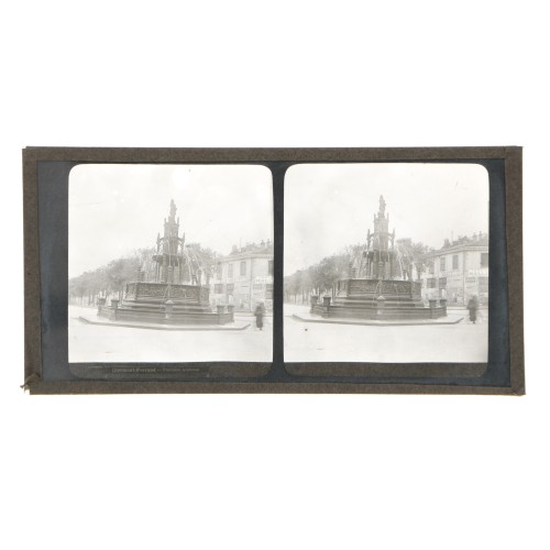 Placa estereoscópica de cristal de Clermont-Ferrand