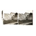 Placa estereoscópica de cristal de ruinas en Roma (Casale rotondo)