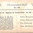 Tarjeta estereoscópica Chromoplast-Bild de Tebas, Ramesseum