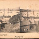 Tarjeta Postal Estereoscópica: Puerto de Christiania (Oslo), Ed. Lévy Fils & Cie