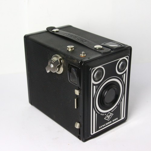 Cámara Agfa Box 600 Synchro Box 6x9cm