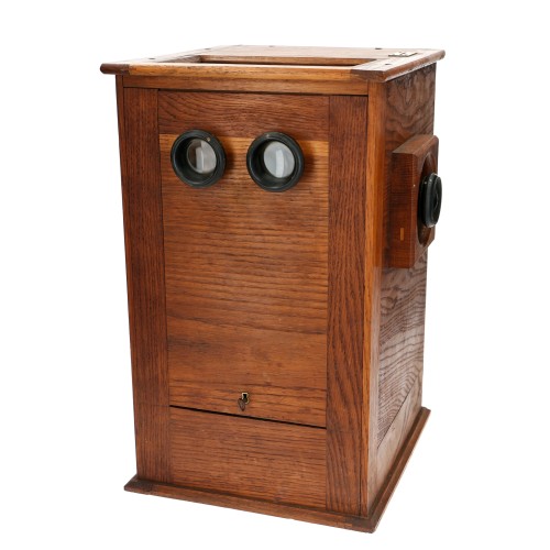 Stereo viewer desktop coin operated Verascope