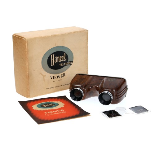 Stereo viewer Haneel tri-vision light brown