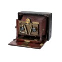 Bausch & Lomb stereo camera wood
