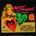 Placa de cine para Linterna Mágica, anuncio del filme 'Moll Flanders' (1965)
