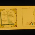 Placa de Linterna Mágica sobre el reinado de Luis XIII y Galileo