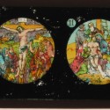 Placa de Linterna Mágica: La Pasión de Cristo (Escenas 9-12)