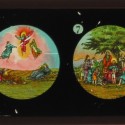 Placa de Linterna Mágica, serie Vida de Jesucristo (Escenas 5-8)