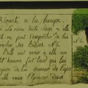 Placa de cristal para Linterna Mágica: Cuento de Riquet a la houpe (Riquete el del copete)