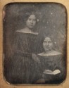 Daguerréotype Deux jeunes hommes avec un livre, 1850
