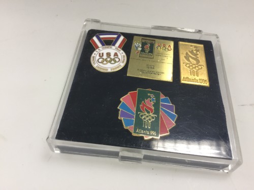 1996 cas Atlanta Olympics pin