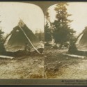 Tarjeta estereoscópica "Lapland Home - North Sweden"