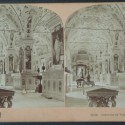 Tarjeta estereoscópica del interior de los Museos Vaticanos, Roma, por B. W. Kilburn, 1897