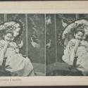 Tarjeta estereoscópica litográfica: 'A Japanese Coquette'