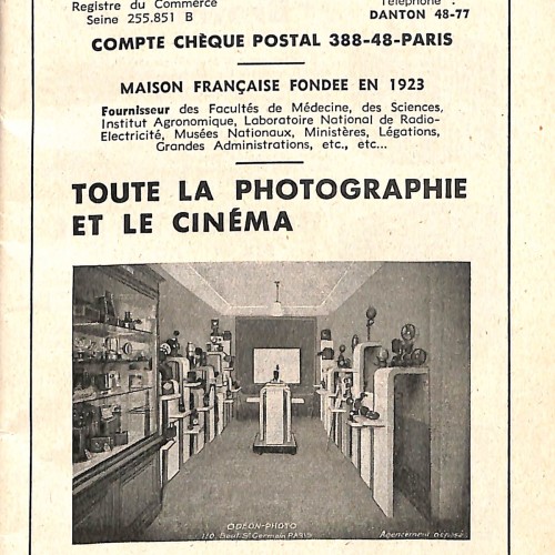 Catálogo comercial Odéon Photo