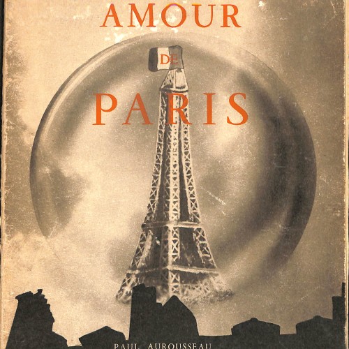 Libro de fotografías y poemas "Amour de Paris"