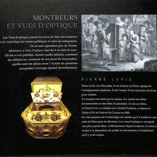 Libro ilustrado 'Montreurs et Vues d'Optique' de Pierre Levie