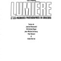 Libro 'Les Frères Lumière et les premières photographies en couleurs'