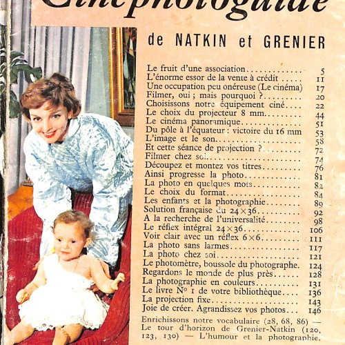 Catálogo Cinéphotoguide de Grenier y Natkin (1958/59)