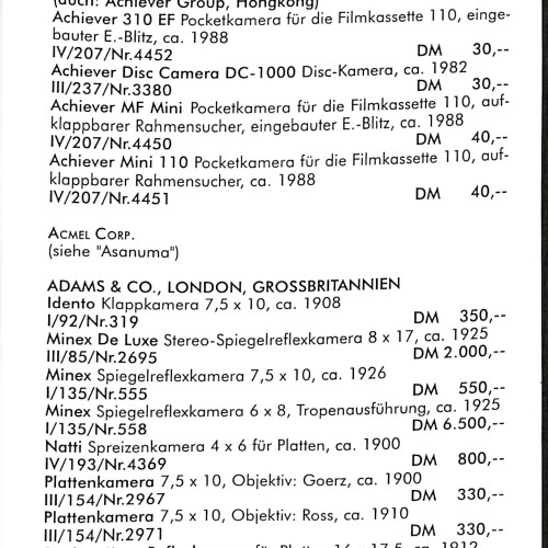 Libro de referencia '5000 Kameras. Die Daten. Die Preise' de Hans-Dieter Abring