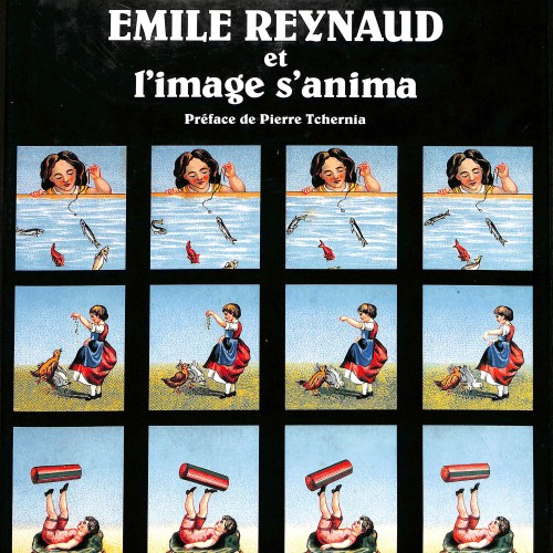 Libro monográfico "Emile Reynaud et l'image s'anima" de Dominique Auzel, dedicado al pionero del cine de animación.