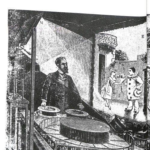 Libro monográfico "Emile Reynaud et l'image s'anima" de Dominique Auzel, dedicado al pionero del cine de animación.