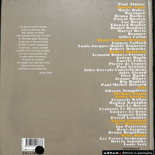 Libro de fotografía "La Seine des photographes"