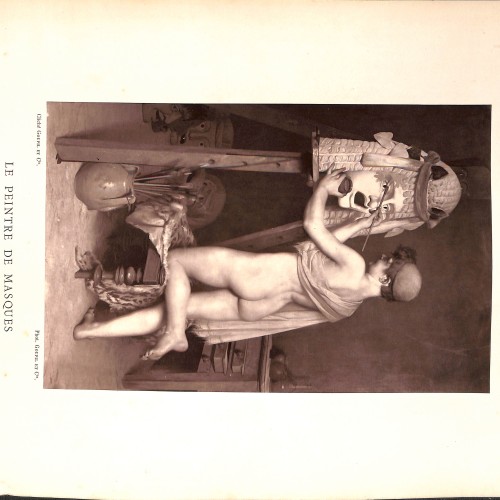Reproducción fotográfica 'Le Peintre de Masques' de J. Lefebvre (Goupil et Cie, Galerie Contemporaine)