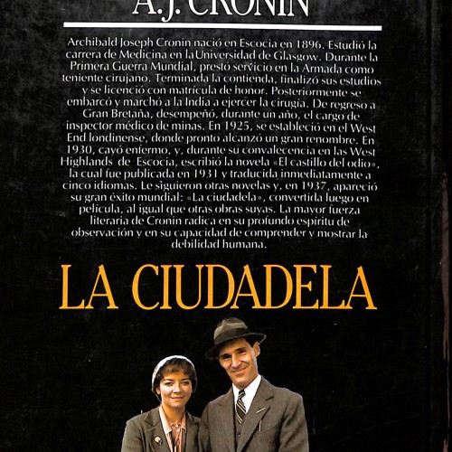 Libro "La Ciudadela" de A.J. Cronin, edición de Plaza & Janés vinculada a la serie de TV