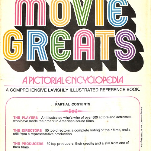 Libro de cine: Movie Greats - A Pictorial Encyclopedia