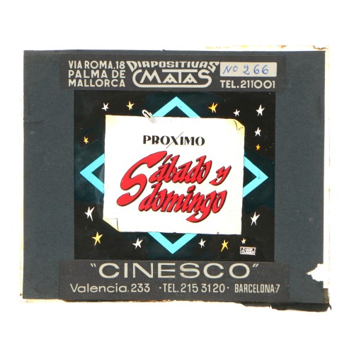 Vista linterna magica cristal - Cinesco - Diapositivas matas 266