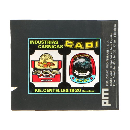Vista linterna magica transparencia - Industrias carnicas Cadi - Publicidad Mediterranea