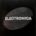 Libro técnico "Electronica" de diseño gráfico modernista, c. 1975